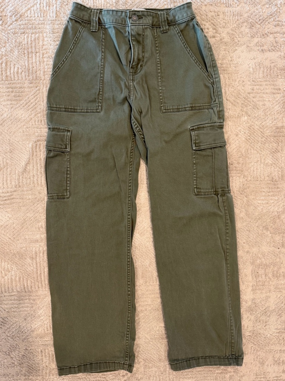 Hollister High-Rise Utility Dad Pants